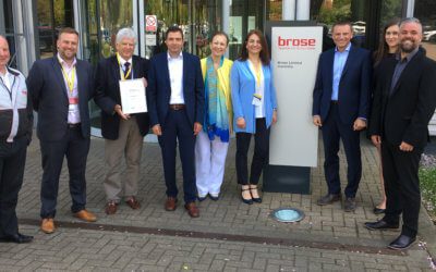 AMCO SERVICES INTERNATIONAL RECEIVE OFFICIAL BROSE KEY SUPPLIER RECOGNITION 2018